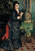 Woman with a Parrot Pierre Auguste Renoir